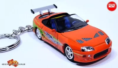 Very Rare Key Chain Toyota Supra Fast & Furious Paul Walker Car T Top Collector • $148.98