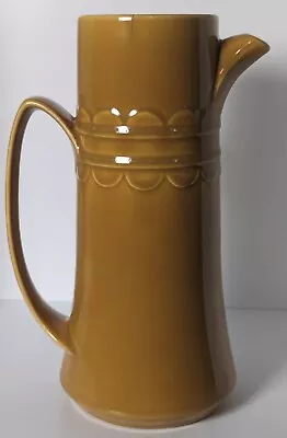 Homer Laughlin Golden Harvest Vintage Coffee Pot Tall Skinny Vase MCM Retro Boho • $12.99