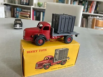 £92.25 • Buy Dinky Toys France 34b Berliet Container Truck. Mint And Nice.