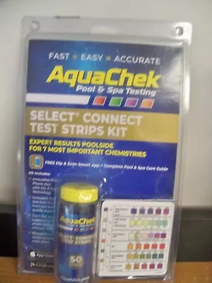 NEW AquaChek 541604A Select 7-IN-1 Swimming Pool & Spa Test Strips COMPLETE KIT • $17.99