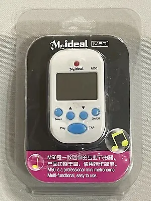 Meideal M50 Mini Metronome Electronic Digital Tempo High Volume Clip Type White • $8.97