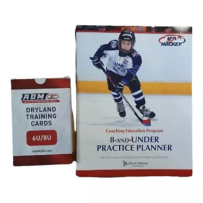 USA Hockey Dryland Training Cards 6U 8U And Coaching Practice Planner ADM • $12.99