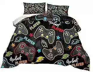  Gaming Comforter For Boys TeenGame Contoller Bedding Twin Comforter-game25 • $64.21