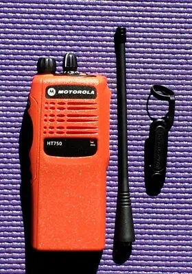 Motorola HT750 403-470 MHz 16 Ch. RADIO ONLY Latest Firmware Tuned & Tested • $169