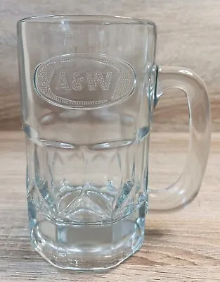 Vintage A&W Root Beer Embossed Pint Glass 6  • £22.45