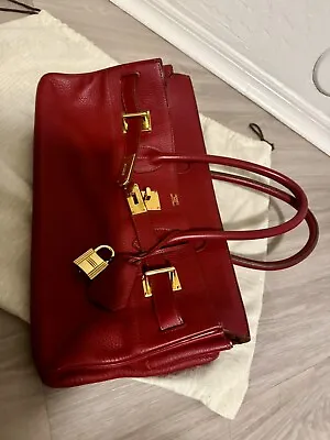 ❤️Hermes Shoulder Birkin JPG  42 Red Jean Paul Gaultier • £7133.95