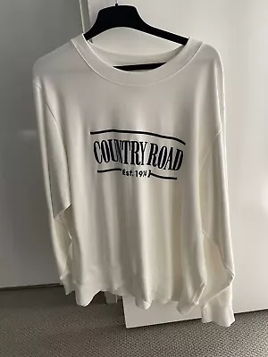 Country Road - White XL Sweater Jumper  • $80