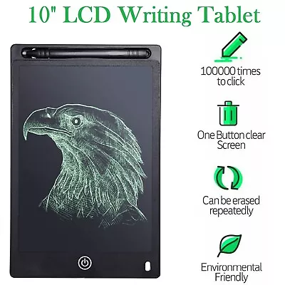10  LCD Writing Tablet Drawing Board Graphics Doodle Handwriting Pad Kids Gift • $15.49