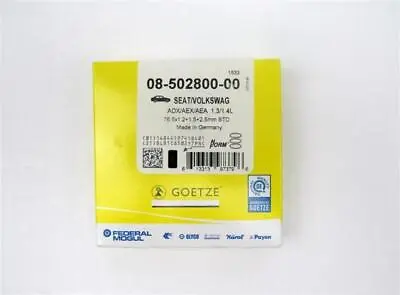 Set Of Piston Rings GÖTZE VW SEAT ŠKODA 1.4 1.6 8V 16V AEA ABD AEE AUA AXP ADX • $19.90