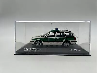 VW Golf IV 4 Variant TDi 4WD 1.9L Turbo Zoll 1:43 Minichamps ~ Please Read~ • $49.85