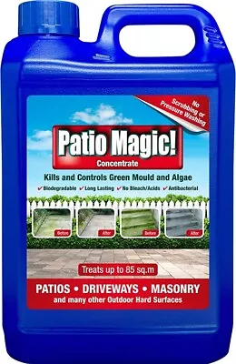£10.50 • Buy Patio Cleaner Moss Killer Decking Fencing Green Mould Algae Remover Path Magic