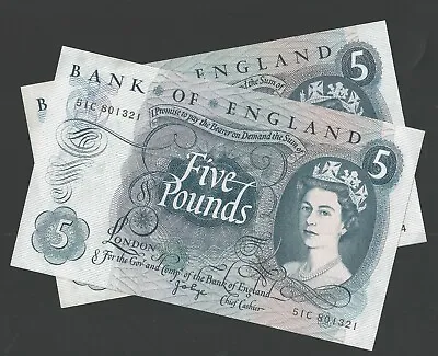 B324 Page 1971 Five Pound £5 Banknote - First Series - Select Your Note - Unc • £79.95