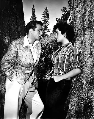 1951 MONTGOMERY CLIFT & ELIZABETH TAYLOR In A PLACE IN THE SUN Photo  (190-D ) • $11.57