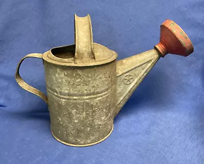 Vintage 4 Quart Galvanized Watering Can Sprinkler • $49