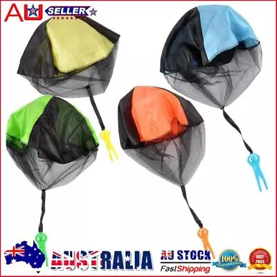 Hand Throwing Kids Mini Play Parachute Toy Man Model Outdoor Sports Toys AU • $7.65