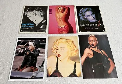 MADONNA Clip Collection Posters Music Magazines Vintage Rare 1980s 1990s • $15