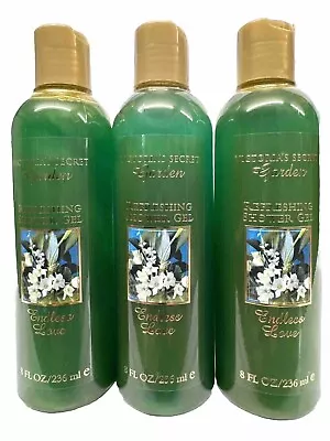 3 Victorias Secret Garden Refreshing Shower Gel Endless Love 8oz Ea • $49.97