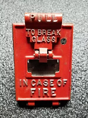 VERY VINTAGE EDWARDS FIRE PULL STATION No. 227 Glass Included! Circa 1950 (ish). • $45