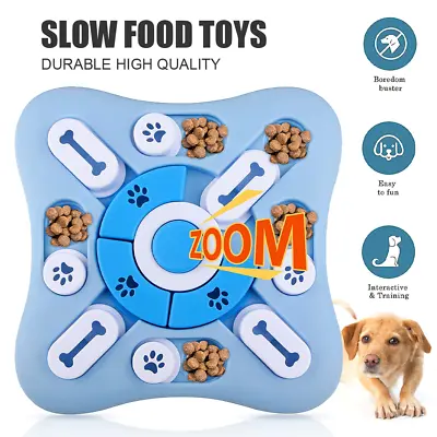 NEW Interactive Dog Puzzle Toys Pet Puppy Cat Treat Dispenser Game Fun Toys UK . • £12.89