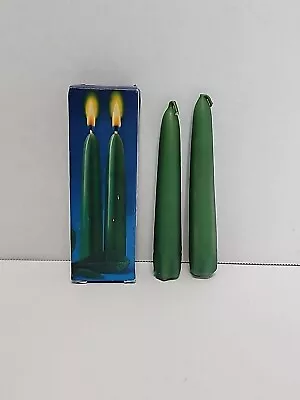 Vintage Bayberry 5  Candles Lenox Candles Carolina Soap WI Green Tapers • $6