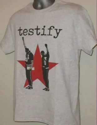 Testify Rage Against The Machine Inspired T Shirt Black Power Salute Music T365 • £13.45