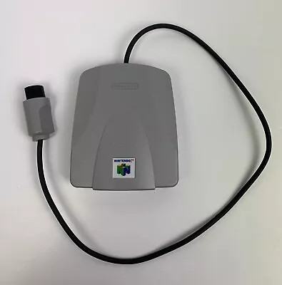 Nintendo 64 N64 VRS Microphone Adapter NUS-020 Only - NO MICROPHONE AUTHENTIC • $25.45