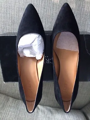 J.crew Black Suede Heels New W/tags All Occasions All Seasons Perfect S8-1/2 • $69