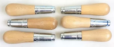 $17.95 • Buy 6 Lutz File & Tool Co. #3 Long Ferrule Wood Handle For 8  To 12  Files ~ T534