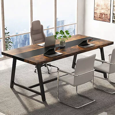 71  Large Executive Desk Office Computer Desk Conference Room Table For 4 To 6 • $207.46