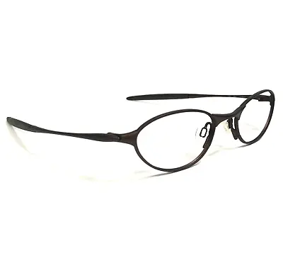 Vintage Oakley Eyeglasses Frames O1 11-603 Red Matte Burgundy Oval 48-19-130 • $69.99
