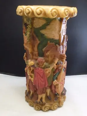 Vintage Walldurn Kerze Baden Johann Gunter German Carved Eternal Candle Antique • $29.96