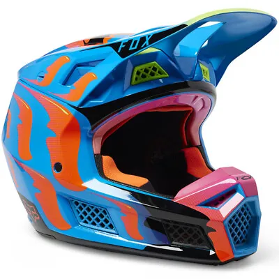 NEW Fox V3 RS Eyeris Multi Motocross Dirt Bike Helmet • $499