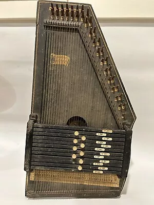 FOR PARTS Oscar Schmidt OS73CE Acoustic Autoharp 36 String Black - Old Vintage • $69.97