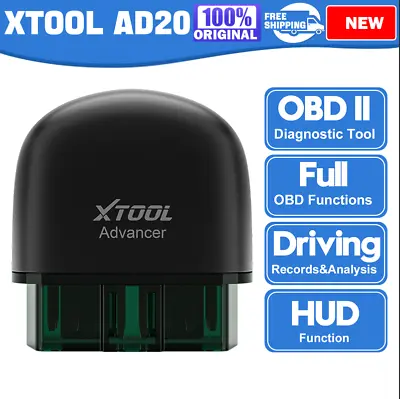 NEW XTOOL AD20 Auto Check Engine Fault Code Reader OBD2 Scanner Diagnostic Tool • £19.99