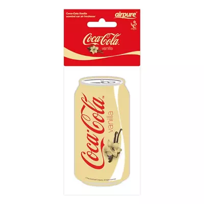 Coca Cola Vanilla Coke Can In-Car Hanging Air Freshener - NEW UK • £2.99