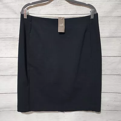 J. Jill Black Ponte Pencil Skirt **Women's Size Medium** • $19.89