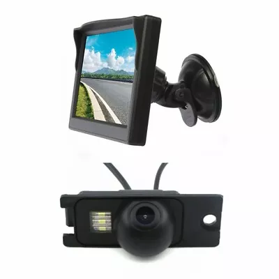 Reverse Camera Suction Cup Rear View Screen Monitor For Volvo S80 S60 S60L XC60 • $79