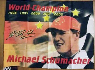 Michael Schumacher F1 Flag Wall Banner Ferrari Helmet Racing Schumi Formel 1 F-1 • $23.99