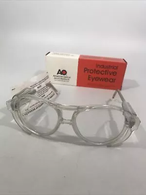 $39.99 • Buy Vintage American Optical Aerosite AO Safety Glasses USA Side Guard 5 1/2 S1058