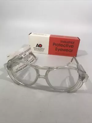 Vintage American Optical Aerosite AO Safety Glasses USA Side Guard 5 1/2 S1058 • $29.99