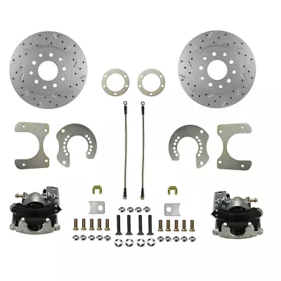 Rear Disc Brake Conversion Kit For Mopar 8-3/4 And 9-3/4 With Drilled Rotors • $774.95