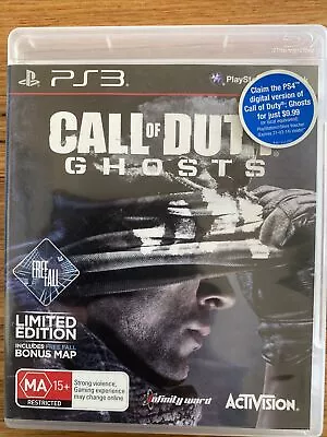 Call Of Duty Ghosts Sony PS3 PlayStation Game COD • $15.95