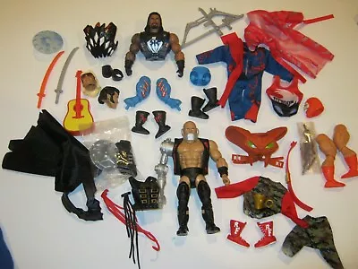 Mattel Masters Of The Universe WWE Parts Lot Custom Fodder • $25