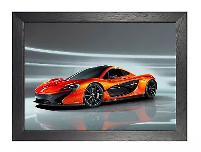 Mclaren P1 GTR Beauty Design Print Sexy Orange Supercar Photo Poster F1 Sports  • £7.99