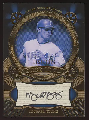 2004 Upper Deck Etchings #ET-MY Michael Young AUTO (S02) • $14.99