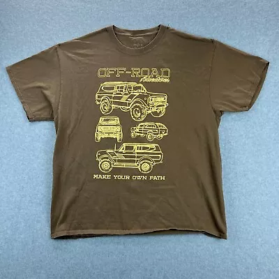 PS/LA Brown Off-Road Adventures Make Your Own Path T-Shirt Adult One Size • $20