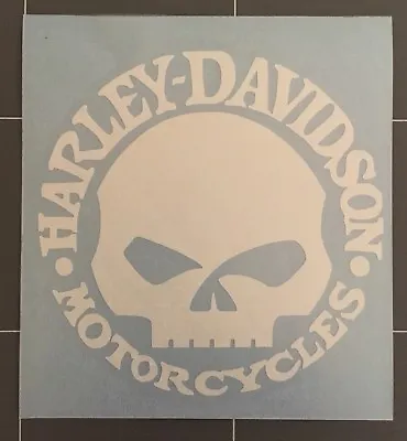 Harley Davidson Stickers Decal X1 (Gloss White) • $9.99