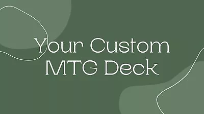 MTG Commander/Modern Deck - Custom - Choose Your Own Theme - Competitive + PACK • $299.99