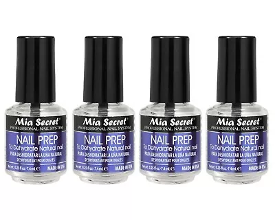 Mia Secret Nail Prep To Dehydrate Natural Nail - 1/4 Oz ( Pack Of 4 ) • $16.78