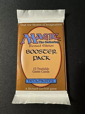 MTG Magic The Gathering Revised Edition 1994 Booster Pack (SEALED) • $249.99